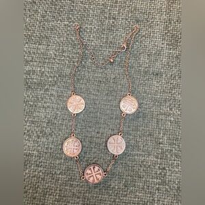 Elegant Gold-Tone tory Burch Necklace